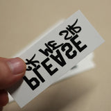 "Please Fuck Me Sir" Temporary Tattoo