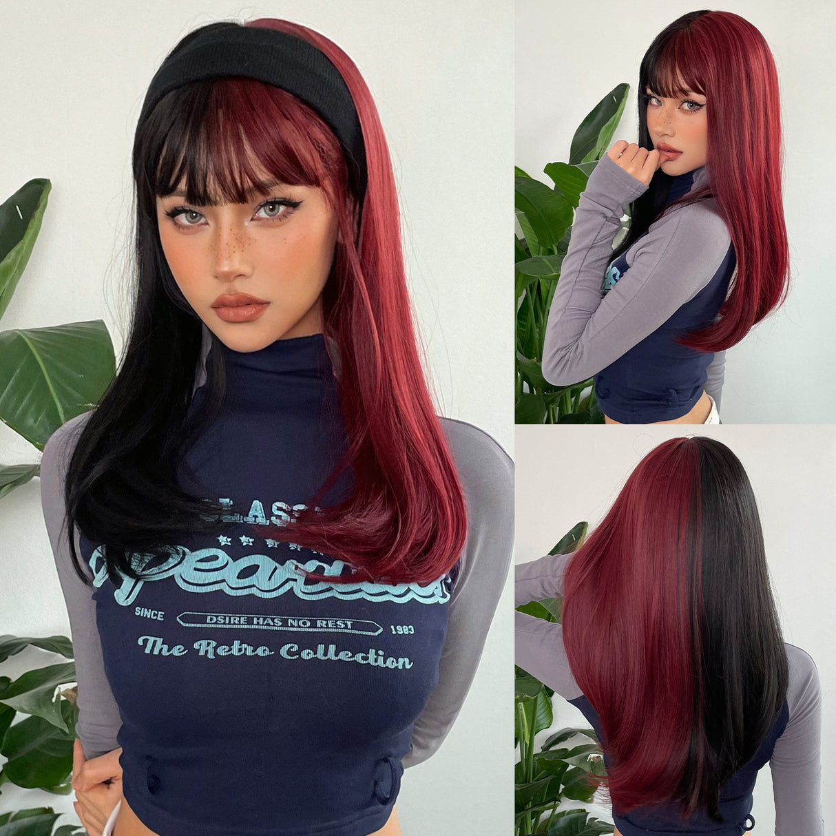Split Siren Synthetic Wig