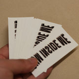 "Cum Inside Me" Temporary Tattoo