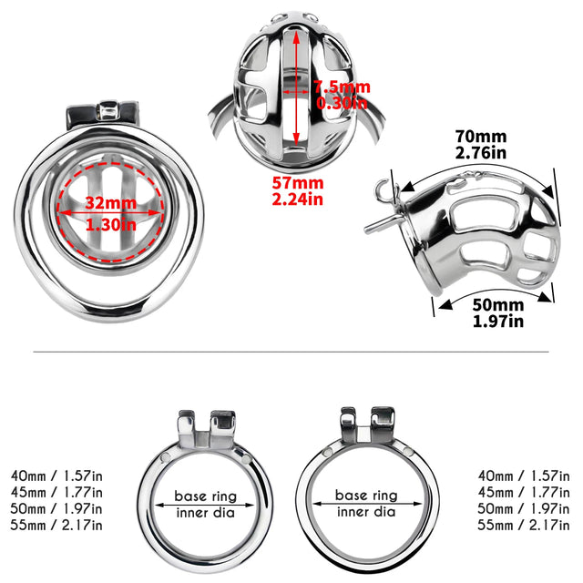 Open Eclipse Premium Chastity Cage