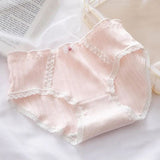 Sissy Elastic Ruffle Bowknot Panties