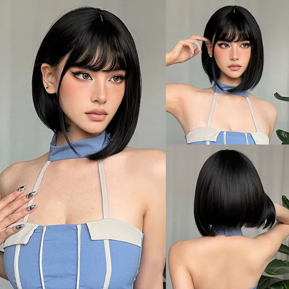 Sleek Pixie Synthetic Wig