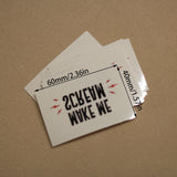 "Make Me Scream" Temporary Tattoo