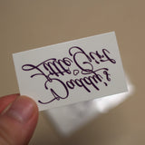 "Daddy's Little Girl" Temporary Tattoo