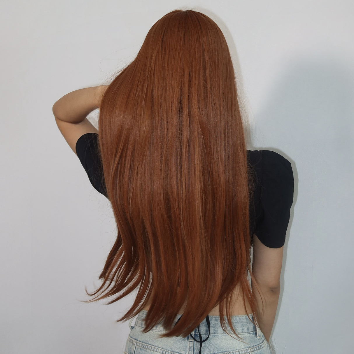 Ginger Sleek Synthetic Wig