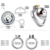Hemisphere Honeycomb Premium Chastity Cage