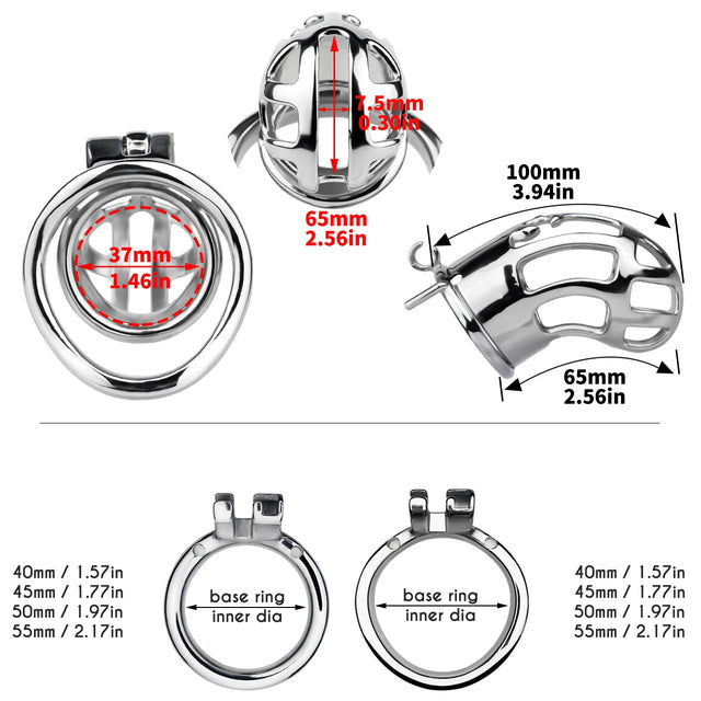 Open Eclipse Premium Chastity Cage