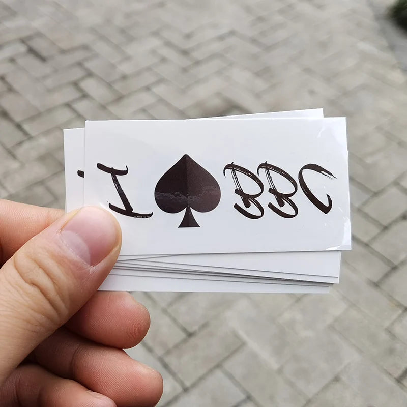 I love BBC Temporary Tattoo