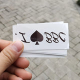I love BBC Temporary Tattoo