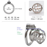 Zephyr Stainless Steel Chastity Cage