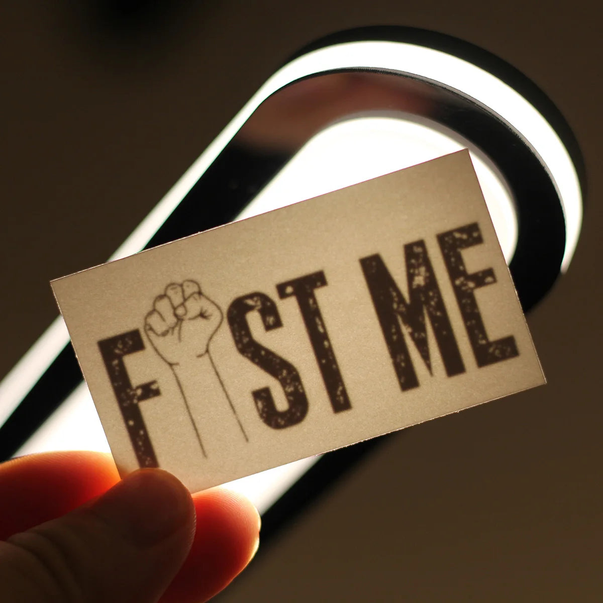 "Fist Me" Temporary Tattoo