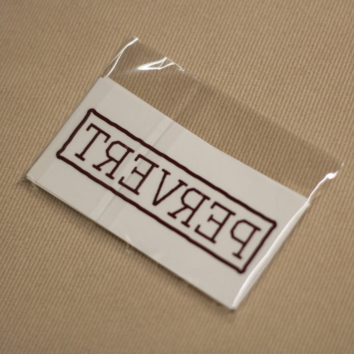 "Pervert" Temporary Tattoo