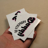"Property Of Daddy" Temporary Tattoo