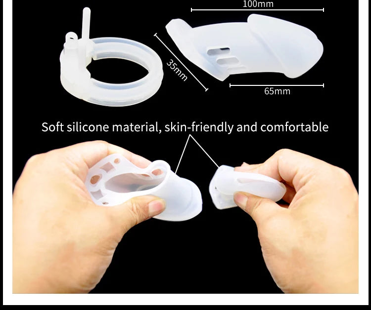 SecureLink Silicone Chastity Cage