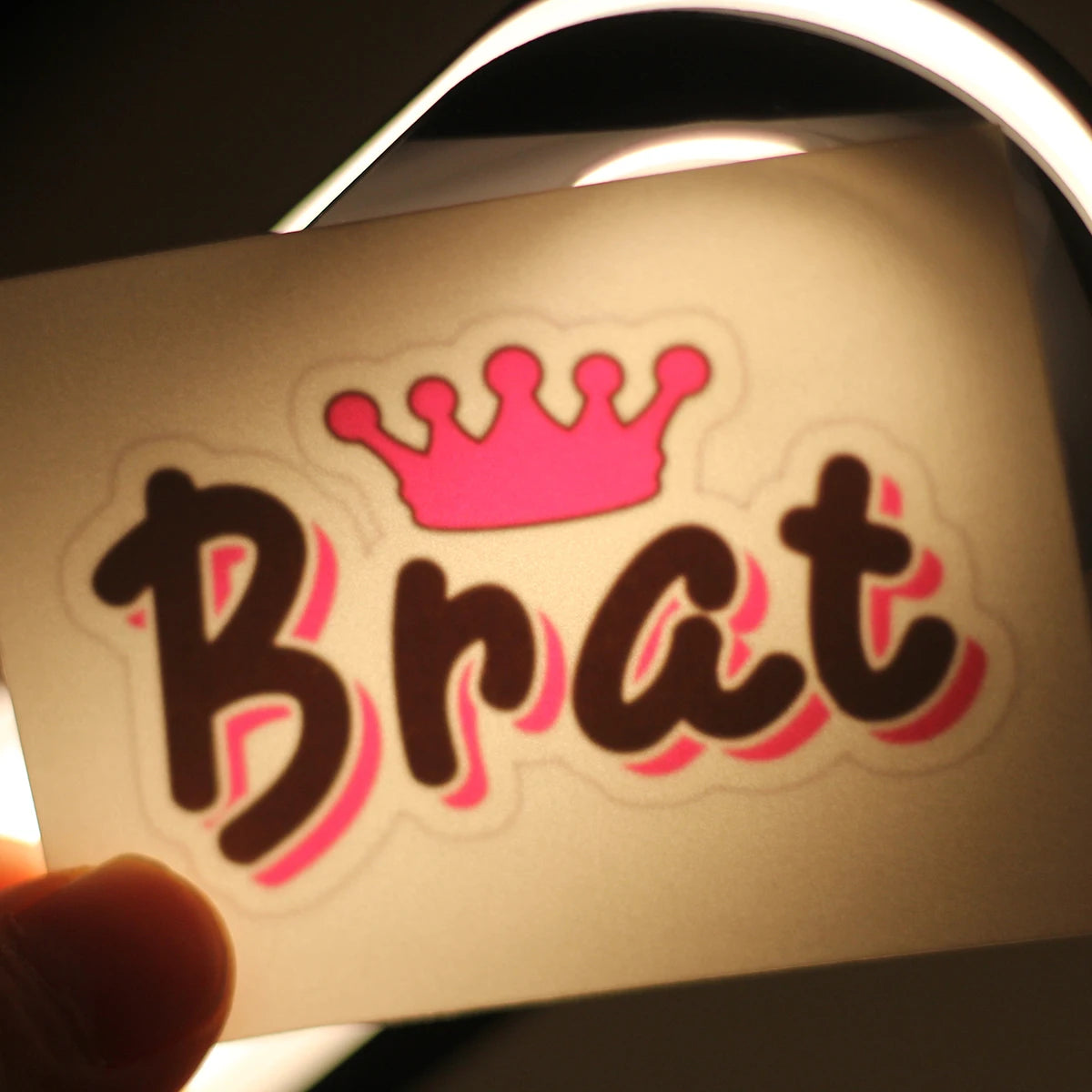 "Brat" Temporary Tattoo