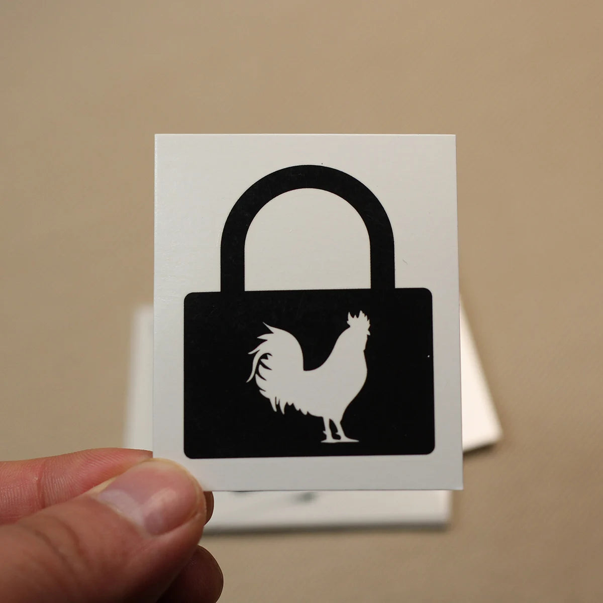 Cock Locked Temporary Tattoo