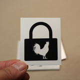 Cock Locked Temporary Tattoo