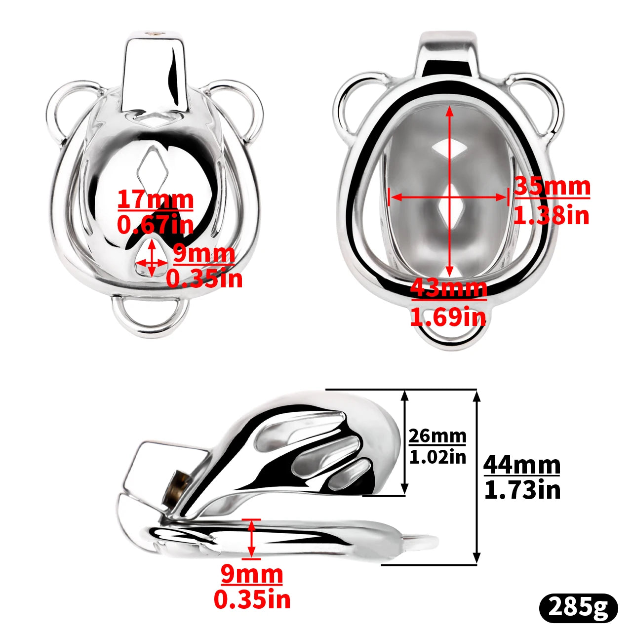 Celestial Cradle Premium Chastity Cage - Small