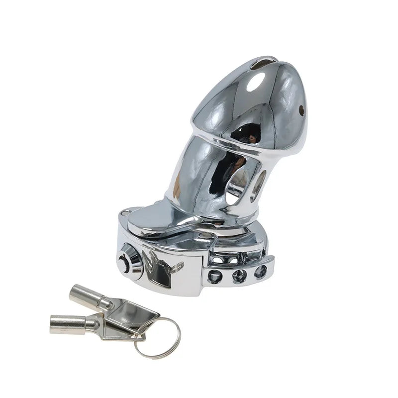 Adjustable Metal Alloy Chastity Cage