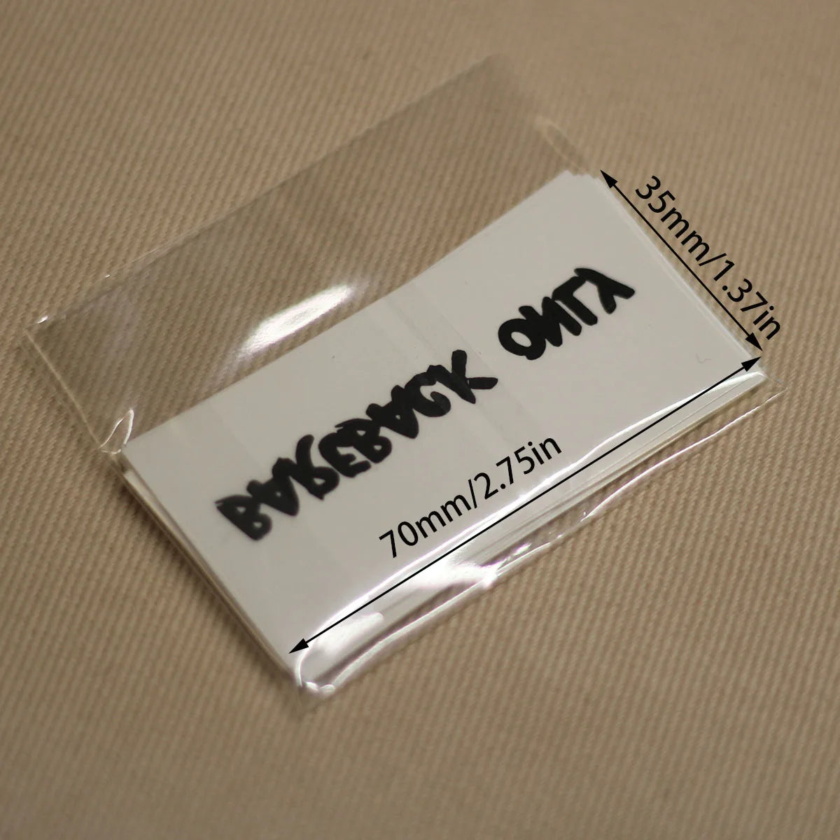 "Bareback Only" Temporary Tattoo