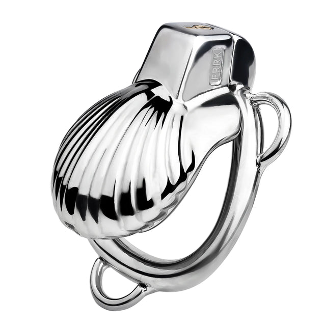 Ribbed Titan Premium Chastity Cage