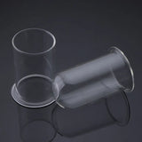 2 Style Glass Hollow Anal Plug