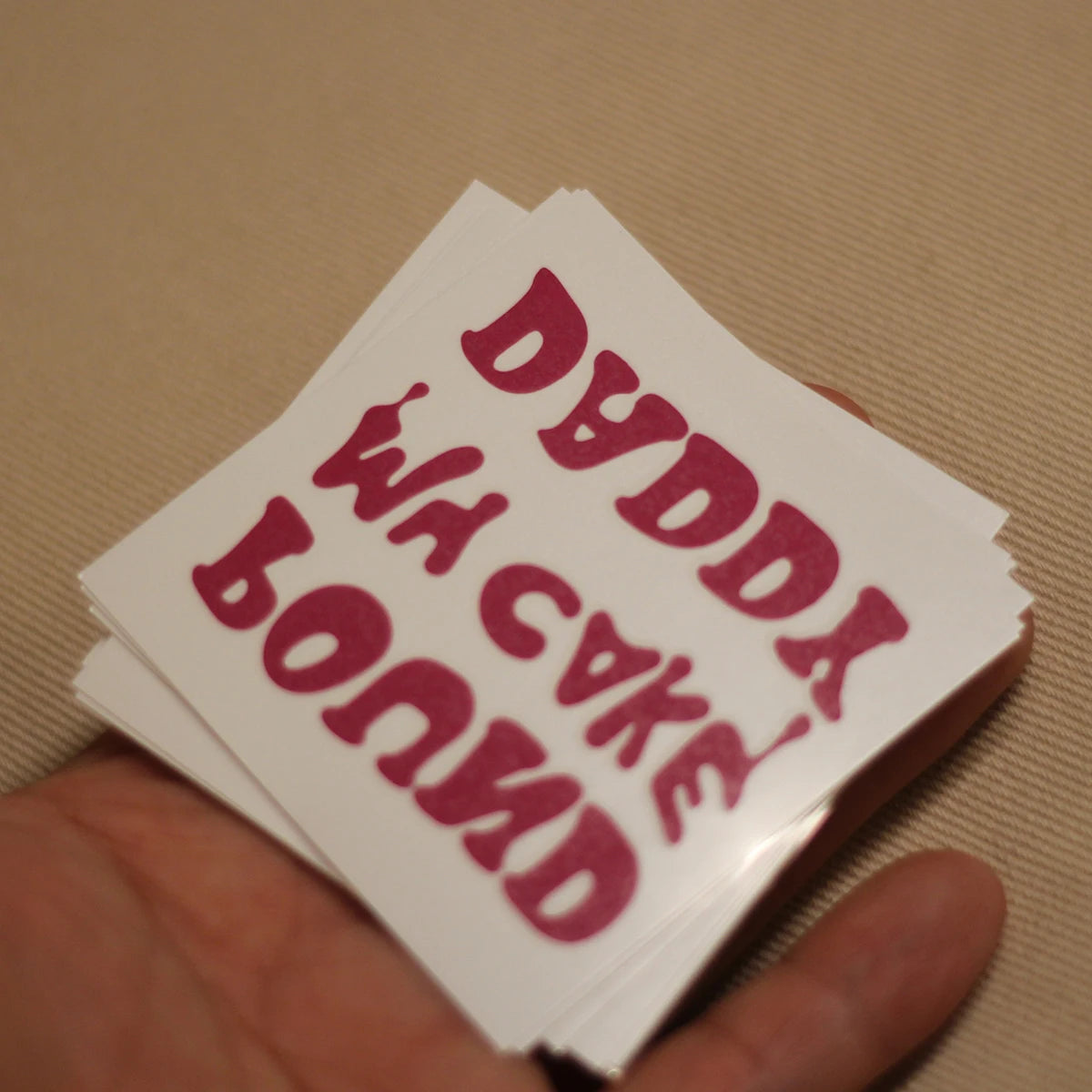 "Pound My Cake Daddy" Temporary Tattoo