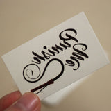 "Punish Me" Temporary Tattoo