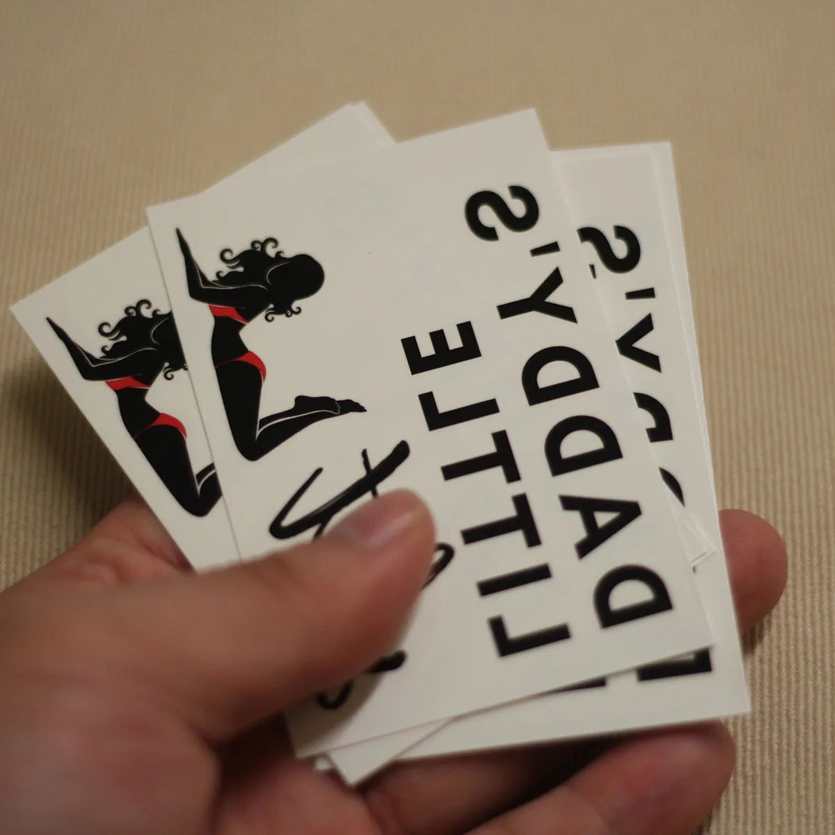 "Daddy's Little Slut" Temporary Tattoo