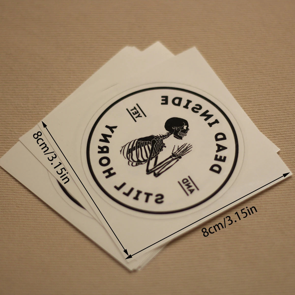 "Dead Inside Still Horny" Temporary Tattoo