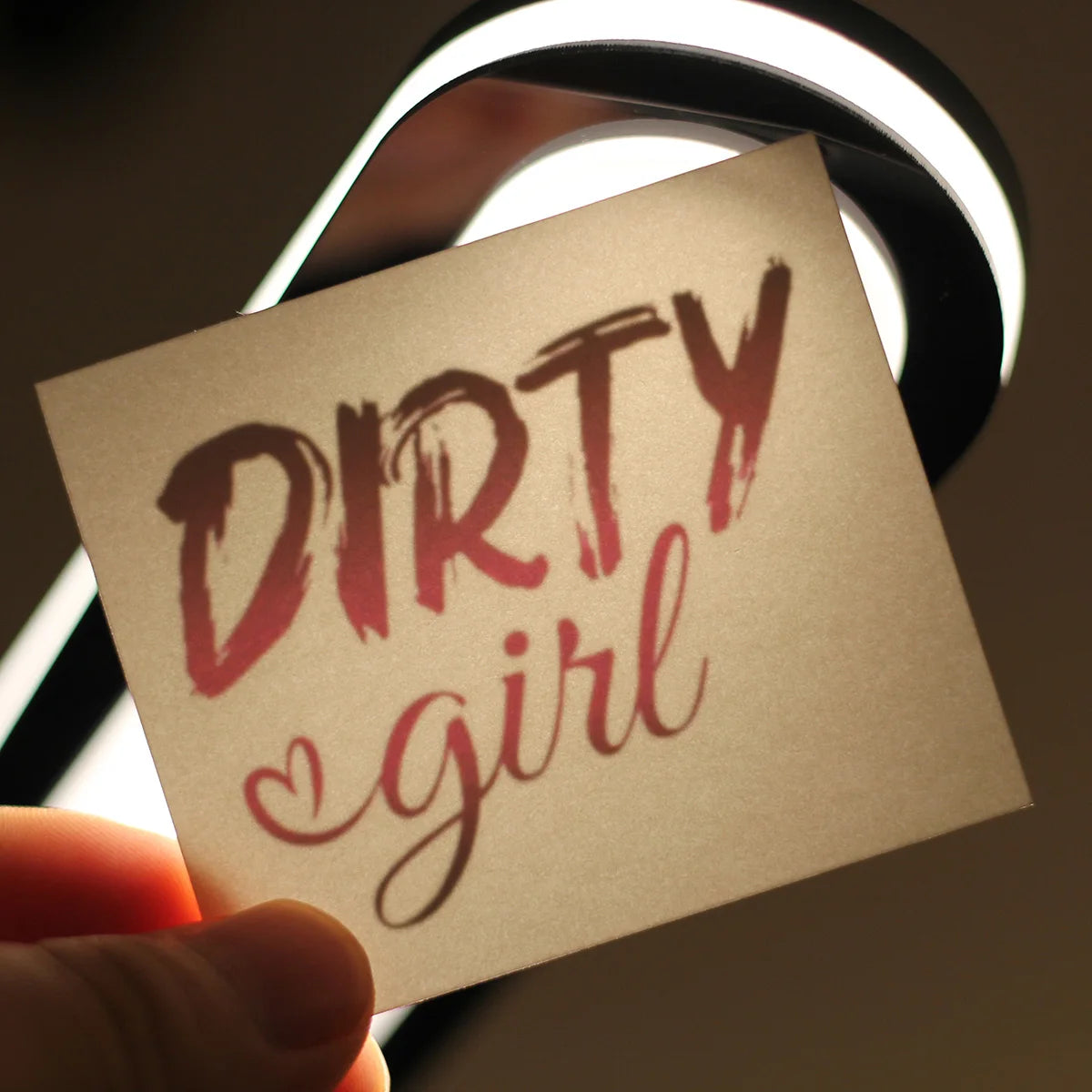 "Dirty Girl" Temporary Tattoo