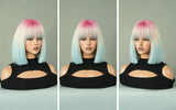 Pastel Bliss Synthetic Wig + Bangs