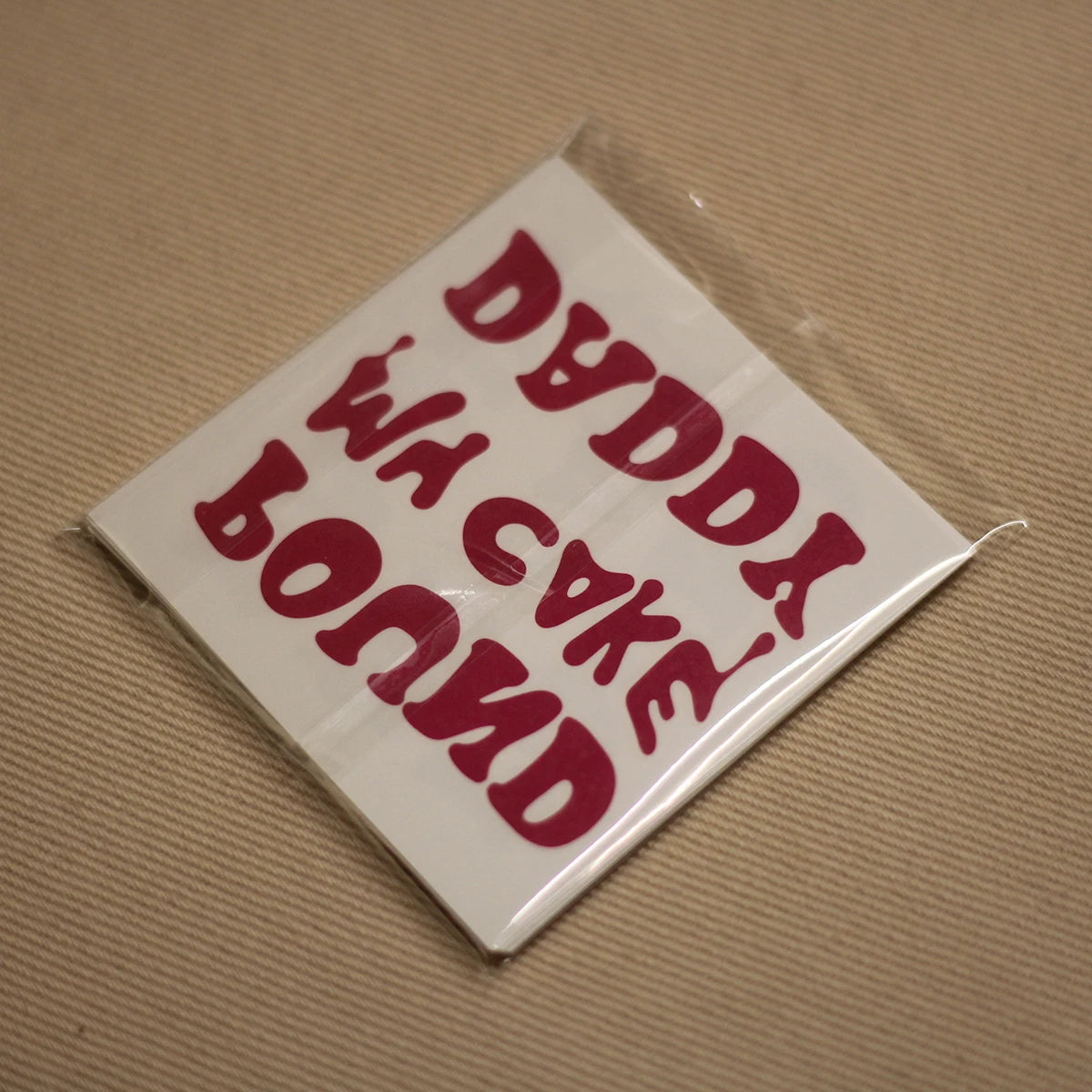 "Pound My Cake Daddy" Temporary Tattoo