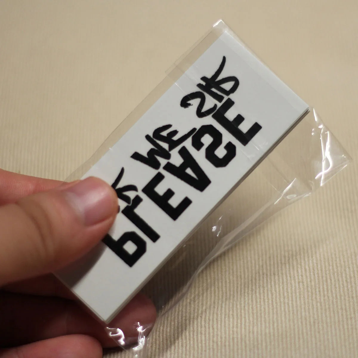 "Please Fuck Me Sir" Temporary Tattoo