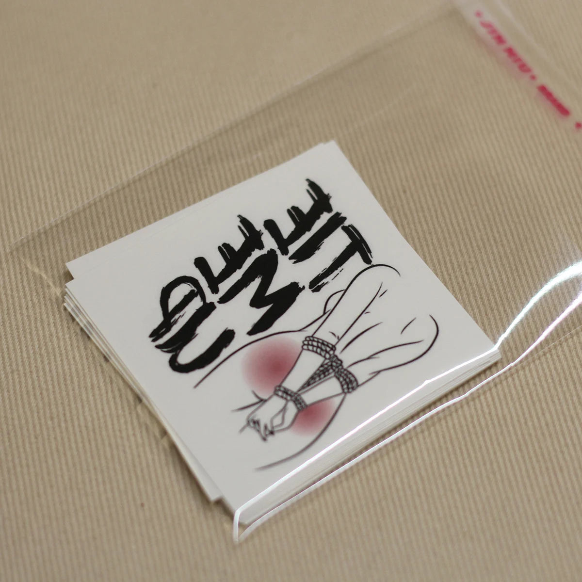 "Tie Me Up" Temporary Tattoo