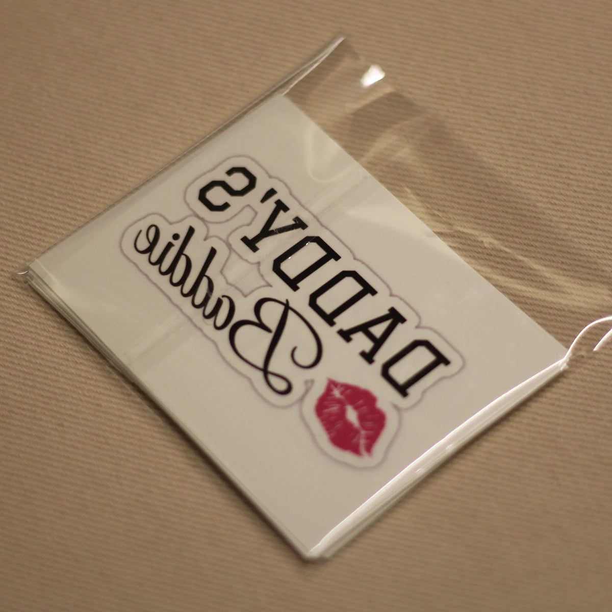 "Daddy's Baddie" Temporary Tattoo