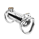 TwinLock Stainless Steel Chastity Cage