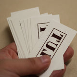 "Slut" Temporary Tattoo