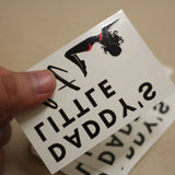 "Daddy's Little Slut" Temporary Tattoo