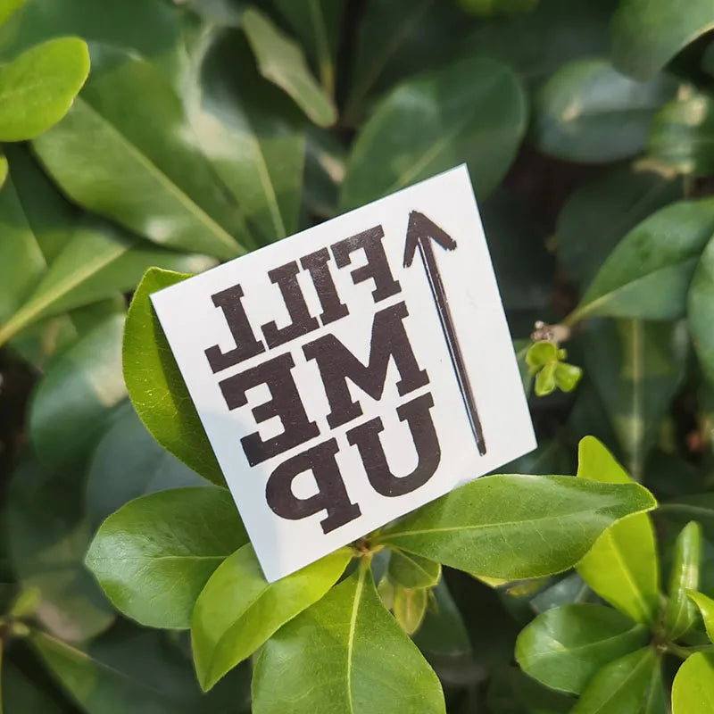 "Fill Me Up" Temporary Tattoo