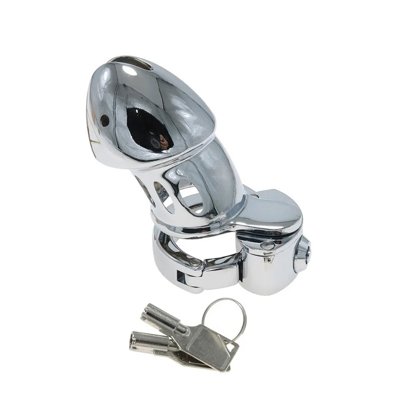 Adjustable Metal Alloy Chastity Cage