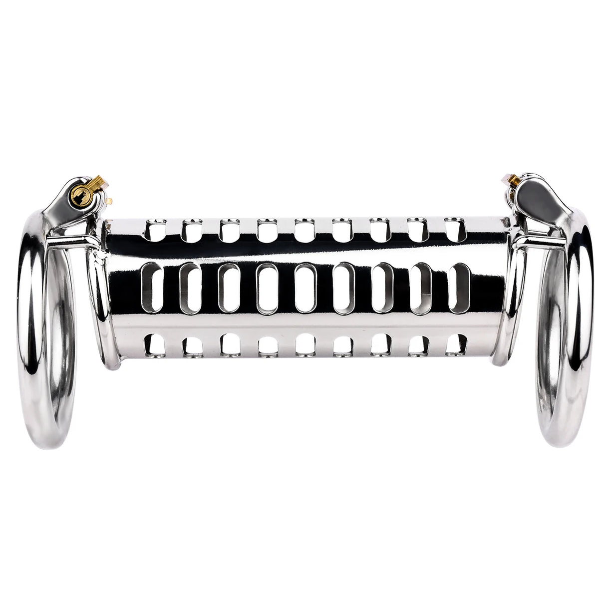 TwinLock Stainless Steel Chastity Cage