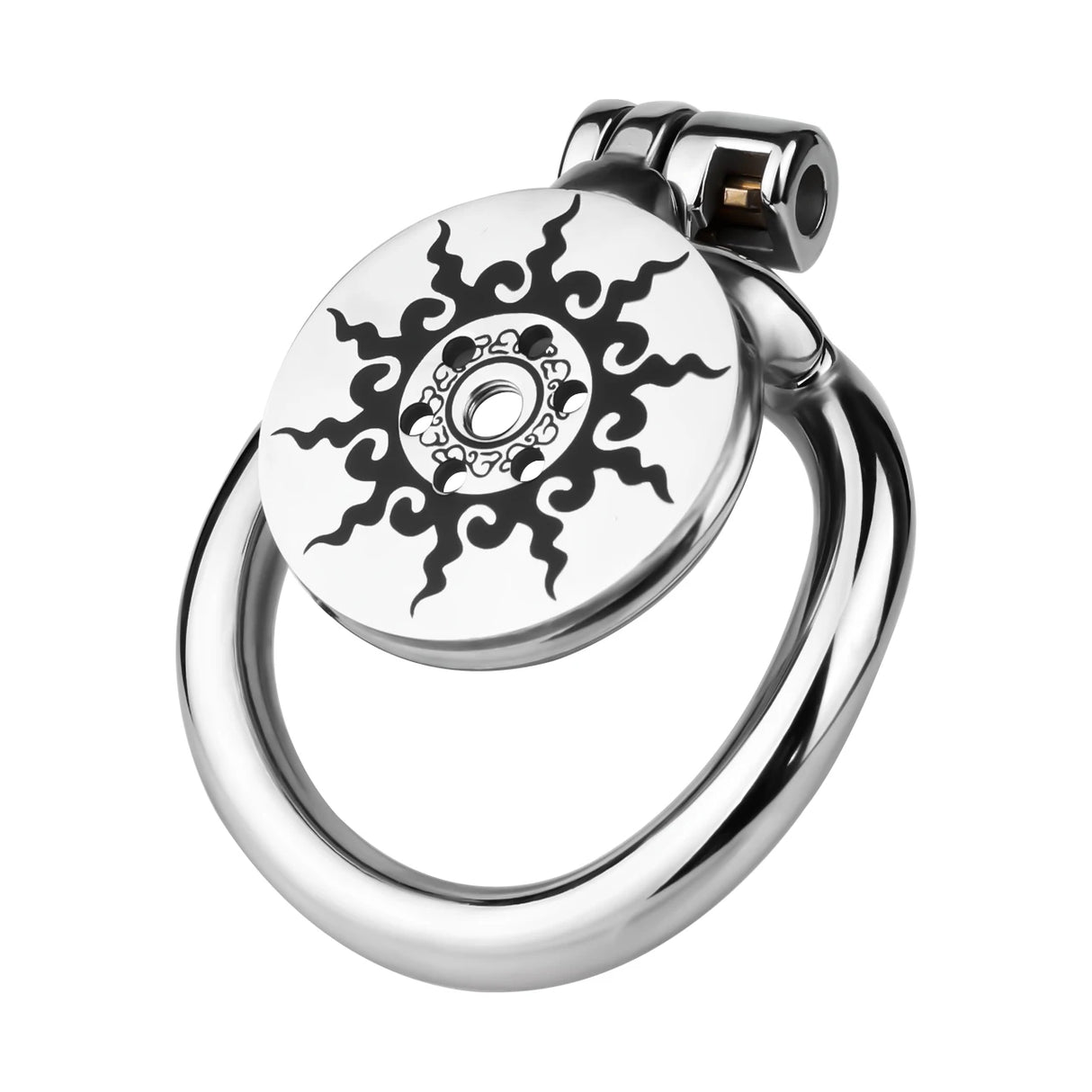 Lotus Flame Stainless Steel Chastity Cage