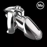 Click & Lock Stainless Steel Chastity Cage