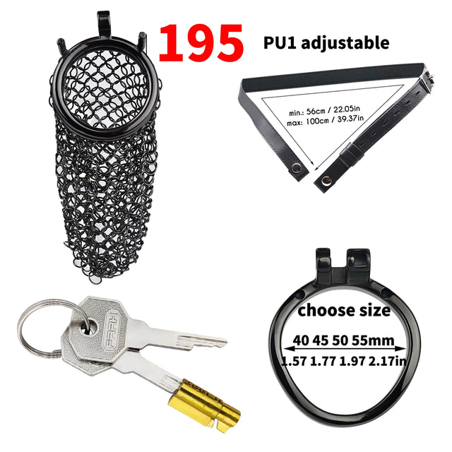 Iron Lattice Premium Chastity Cage