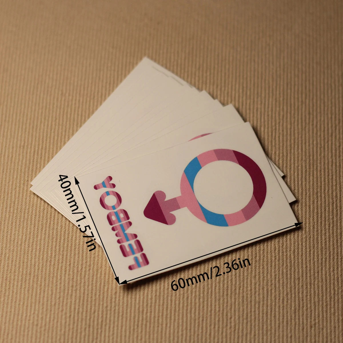 "Femboy" Temporary Tattoo