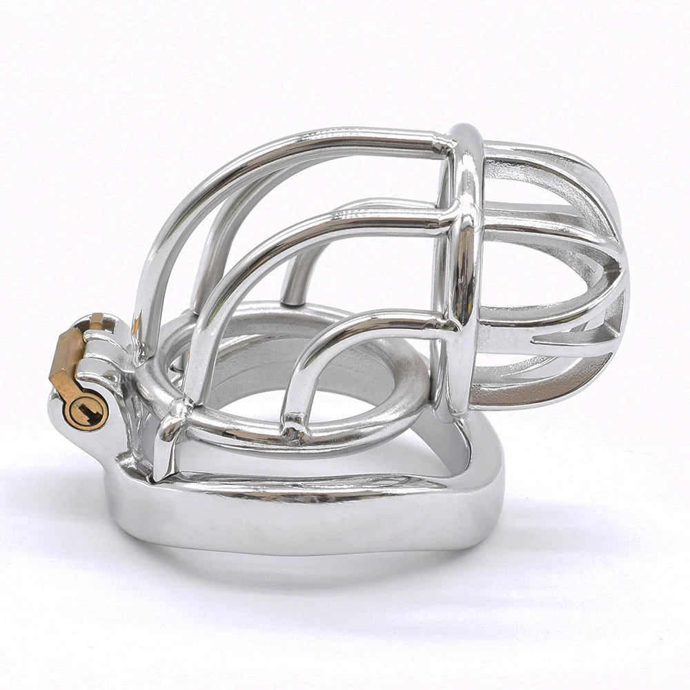 Steel Embrace Stainless Steel Chastity Cage