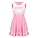 SISSY Sleeveless Cheerleader Uniform