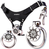 Lotus Flame Stainless Steel Chastity Cage