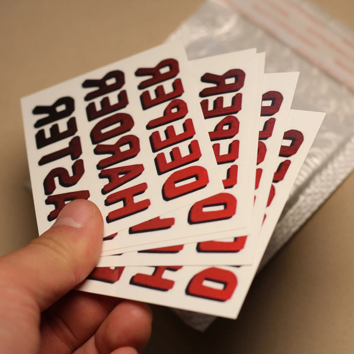 "Faster Harder Deeper" Temporary Tattoo